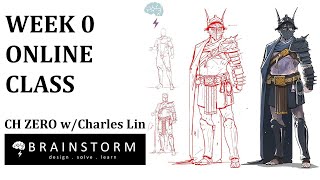 BRAINSTORM SCHOOL ONLINE CLASS - CHARACTER DESIGN ZERO - WEEK 0 VLOG SERIES