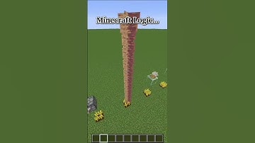 Minecraft logics.. #shorts #viral #shortvideo #minecraft #minecraftshorts #shortvideo #short