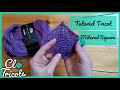 Tutoriel tricot  le mitered square  je teste la laine hobbii