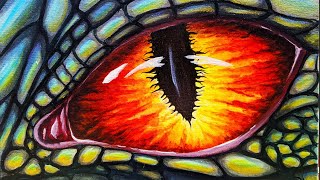 Dragon Eye painting video tutorial ( recorded through FB live) by Artist's  Palette Durham Region 