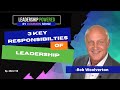 Three Key Responsibilities of Leadership 118