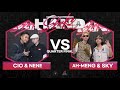 Cio  nene vs ahmeng  sky  round of 8  hand shake locking battle vol6