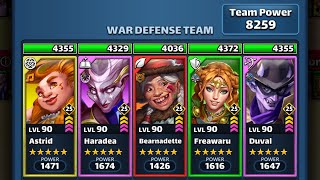 Empires Puzzles : Attack War boost against Meta Bearnadette teams screenshot 5