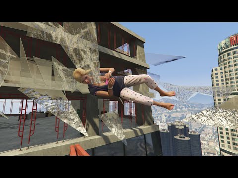 GTA 5 Stunning Ragdolls #57 (Tracey De Santa Glass Fails)