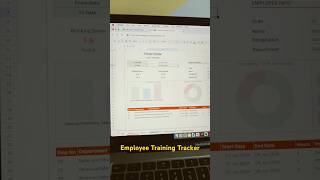 Employee Training Tracker for Google Sheets #training #trainingtime #employees #employeeengagement