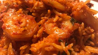 آموزش اسان ميگو پلو همراه با جوادجواديprawn  and rice