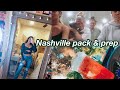 Pack & prep for NASHVILLE with me!