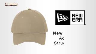 Custom Logo new era ne200 adjustable structured cap 1