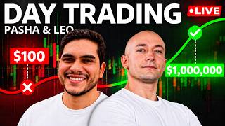 [LIVE] NASDAQ Futures Trading w/ Pasha & Leo – OIL, SPY, QQQ, ES | Real-Time Day Trading Strategy
