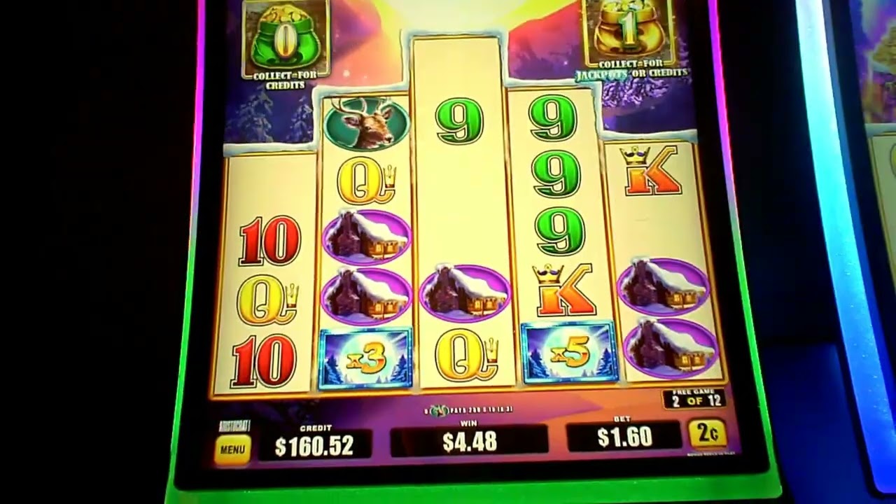 Timber Wolf Triple Power Slot Machine GREAT WIN Bonus, Line Hit And Bonus