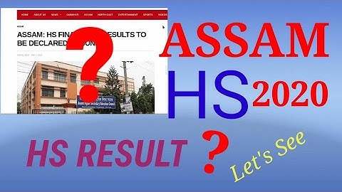 Assam HS Result 2020|when declared hs result| #HSRESULT2020 #AHSEC #keyantech