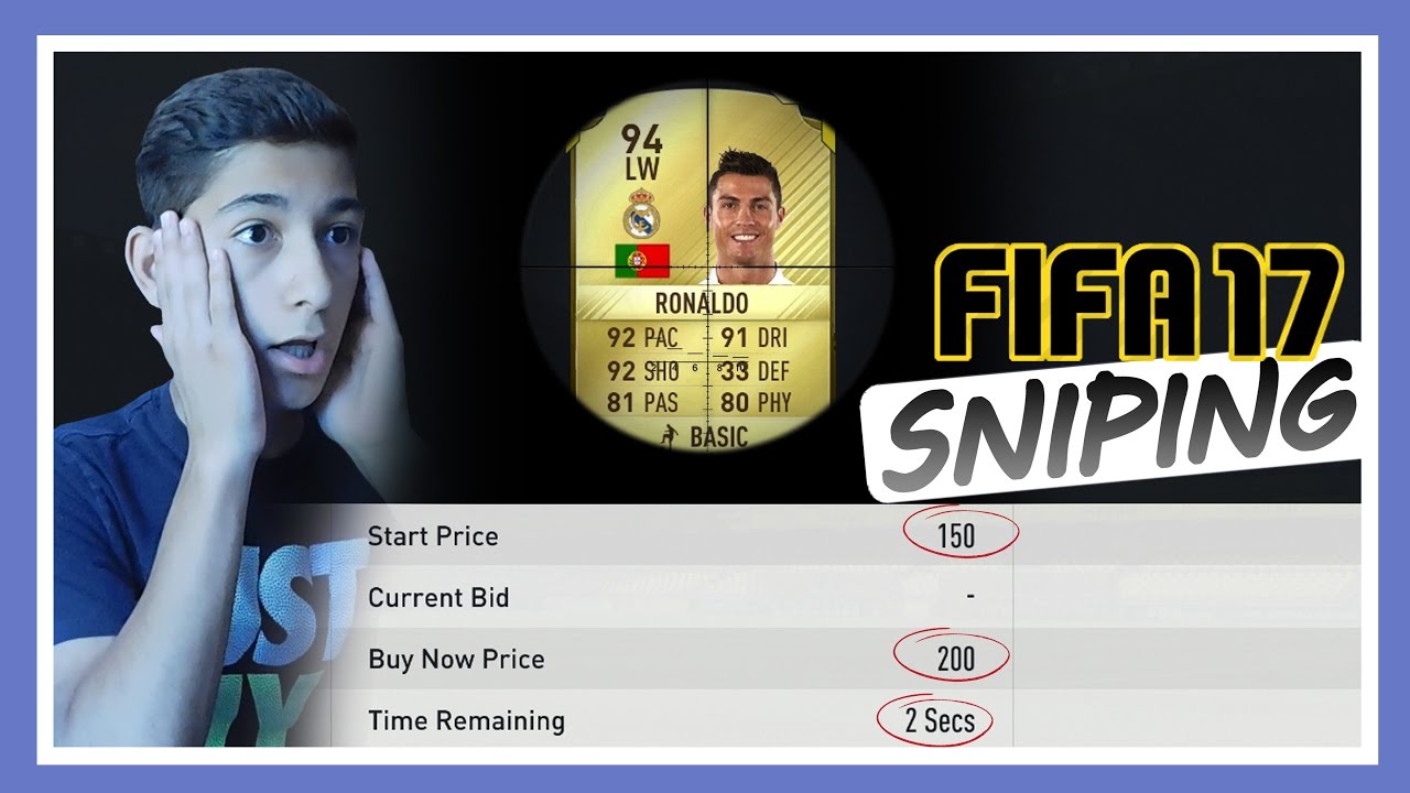 SNIPING IN FIFA 17! HOW TO SNIPE | Fast & Easy Method to Earn Coins