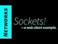 How to build a web client? (sockets)