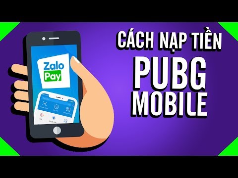 Video HƯỚNG DẪN NẠP TIỀN PUBG MOBILE BẰNG ZALO PAY | VR... - youtube