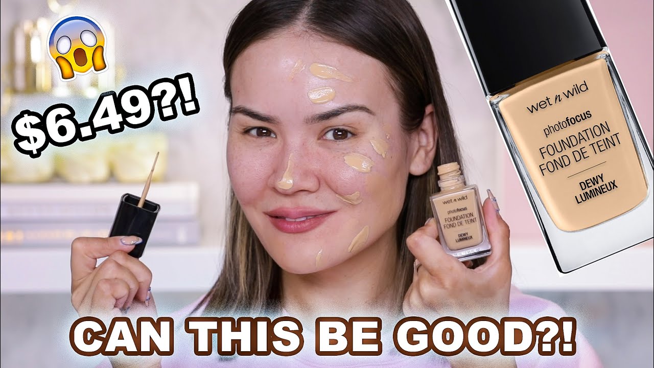 SO CHEAP! WET N WILD PHOTOFOCUS DEWY FOUNDATION REVIEW | Maryam Maquillage
