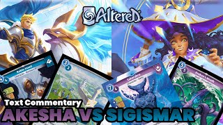 Altered TCG - Akesha Starter Deck vs Sigismar **Ordis can do EVERYTHING!!!**