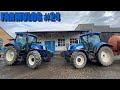 FARMVlog #24 - Přihrnujeme obilí, odklízíme gumy z jámy, musíme umýt manipulátor a návěs 🐮🚜