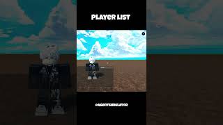 Details Custom Player List System Roblox Studio #shorts #viral Update