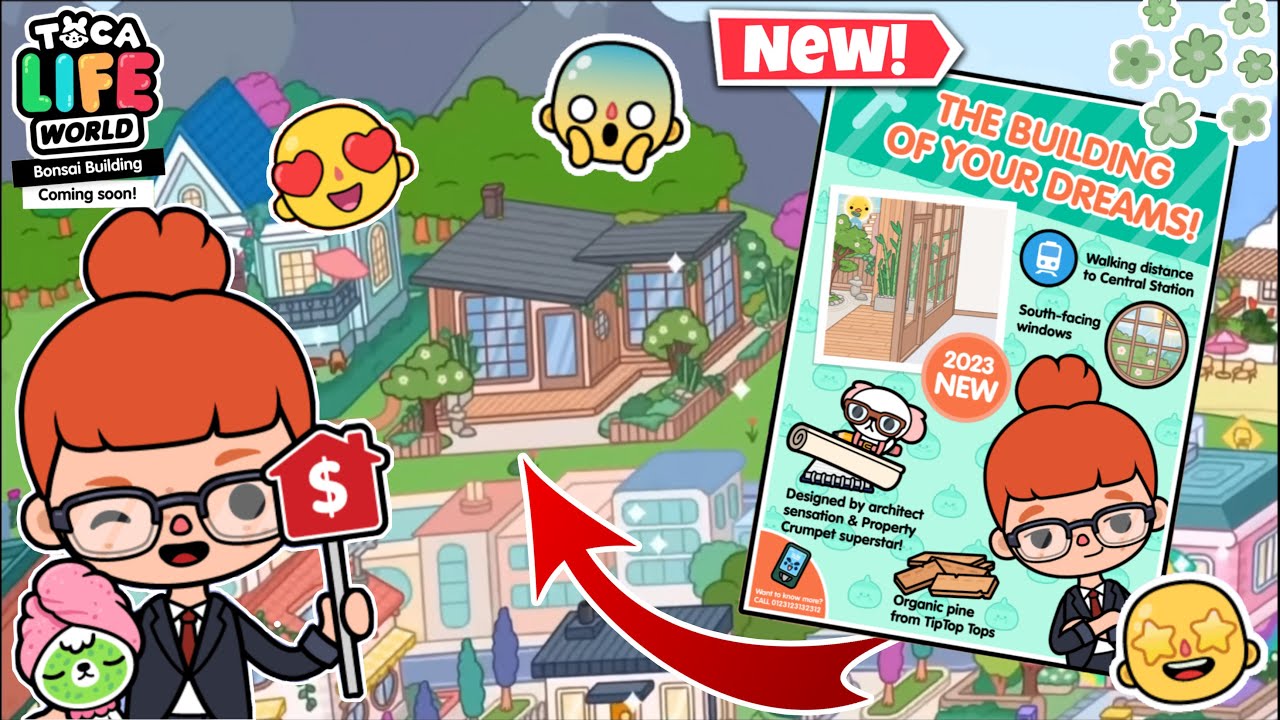 NEW HOME DESIGNER😱 BONSAI BUILDING TRAILER🤩😍 [TOCA LIFE WORLD🌎] YouTube