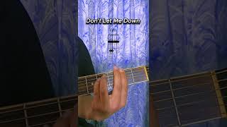 Don't Let Me Down  The Beatles Guitar Tutorial // Don't Let Me Down Guitar Lesson for Beginners