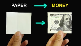 Turn Paper to Money - Best Magic Trick You Could Do