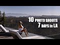 Week of photoshoots in los angeles top photo spots