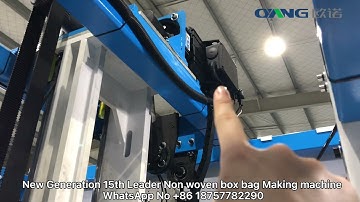 New Generation 15th Leader Box bag Making machine instruction
