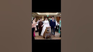 Bà Và Capybara | Đi Tham Dự Lễ Cưới #capybara #capybarafunny