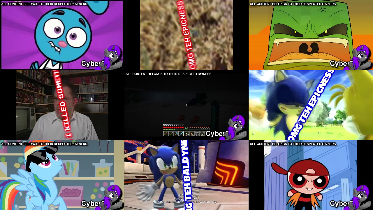 Cyberdeath VS SonicFans468 Sparta Remixes Nineparison