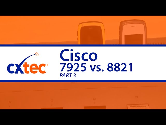 Cisco Wireless IP Phones: 7925 vs. 8821 | Part 3 | Design & Accessories