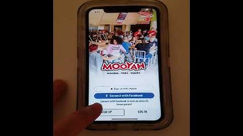 Mooyah accessibility test with Voiceover