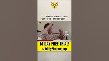 💡 The Secret: Make Your Content Work for You | Efficiency Boost