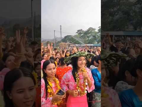 Thingyan water festival in Bangladesh 2026  #thingyan #kyamemarma #shorts