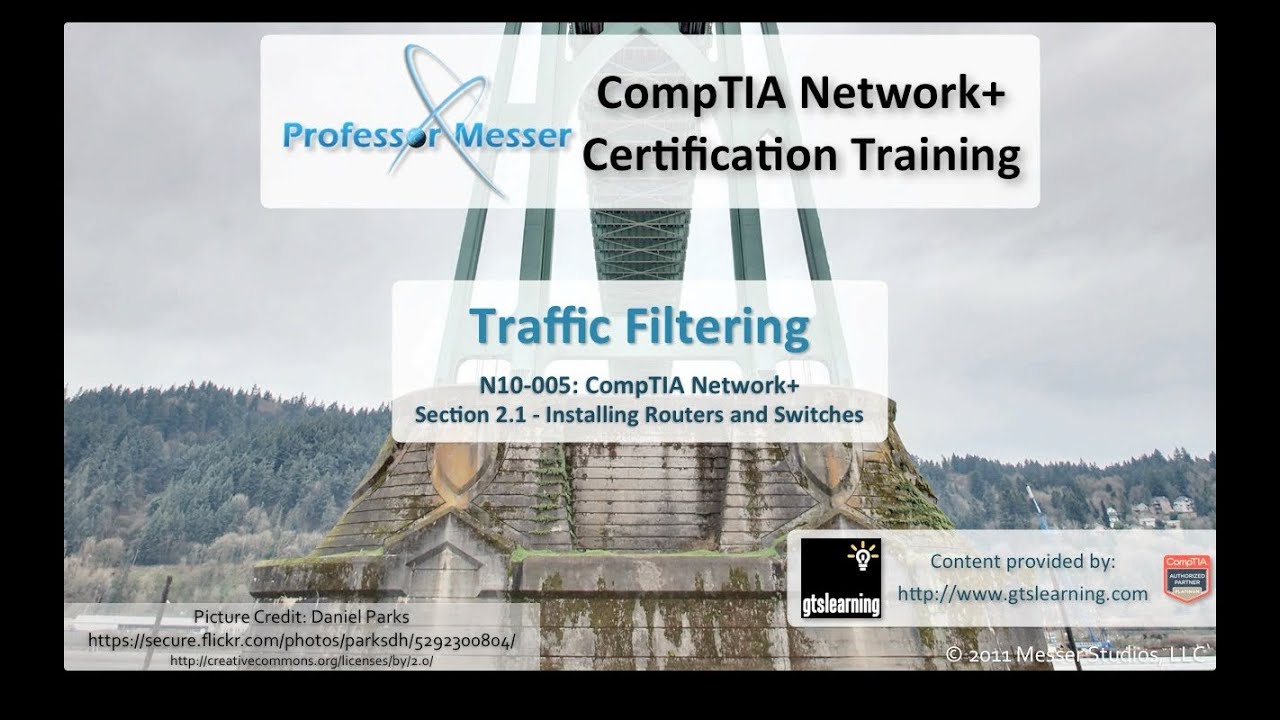 Traffic Filtering - CompTIA Network+ N10-005: 2.1