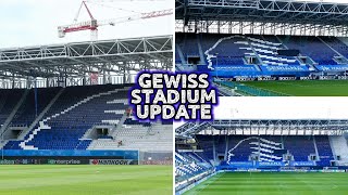 WOW! BELLISSIMO! New Gewiss Stadium Update! Seat Installations at Curva Sud Morosini, Facade