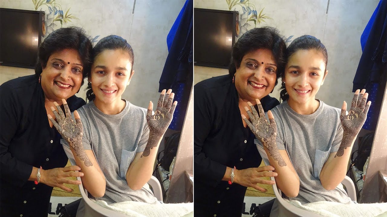 Alia Bhatt Stunning Mehndi First Look From her Mehndi Ceremony With Ranbir Kapoor