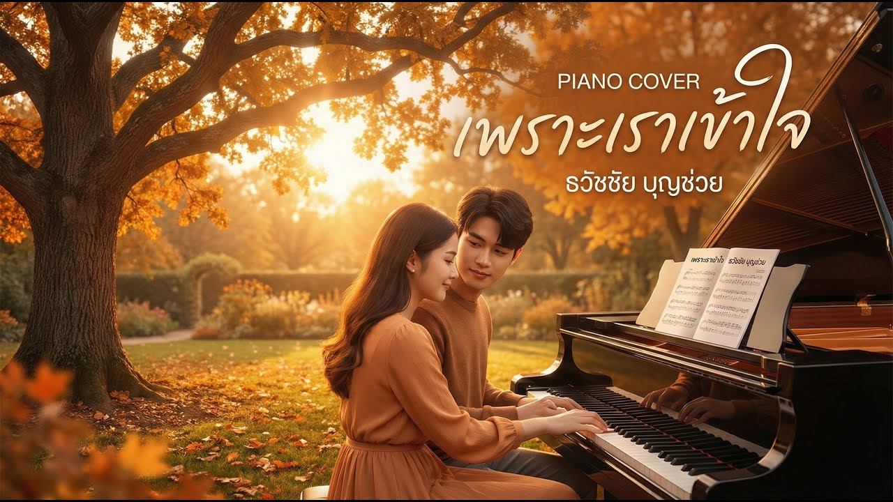 เพราะเราเข้าใจ - อุ้ย รวิวรรณ จินดา - เปียโนเพราะๆ - เปียโนบรรเลง - Piano Cover by  ธวัชชัย บุญช่วย