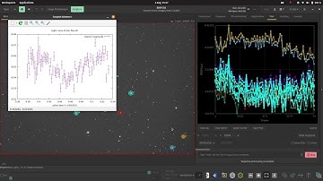 Siril light curve from NINA data