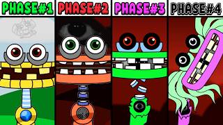 All Phases in New Incredibox Sprunki Oc of Wubbox: From Phase 1 to Phase 4