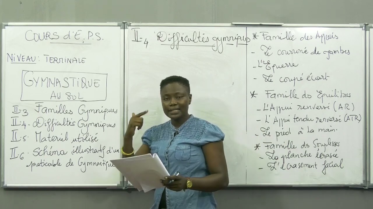 Cours d'EPS - Gymnastique au Sol (E.P.S) - Niveau Terminale