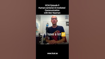 AI Text: More Human Than Humans? HCAI 9 - Human-centered AI-mediated Communication with Mor Naaman