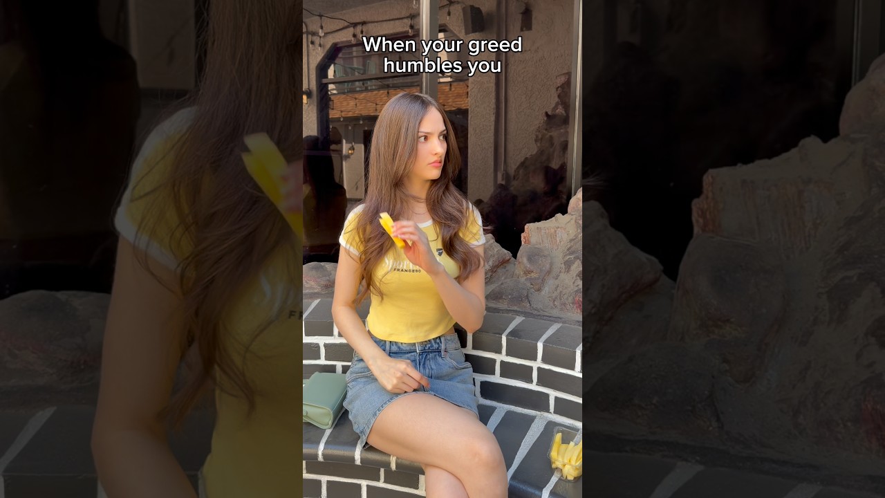 He did the unthinkable 🍟 #VictoriaPfeifer