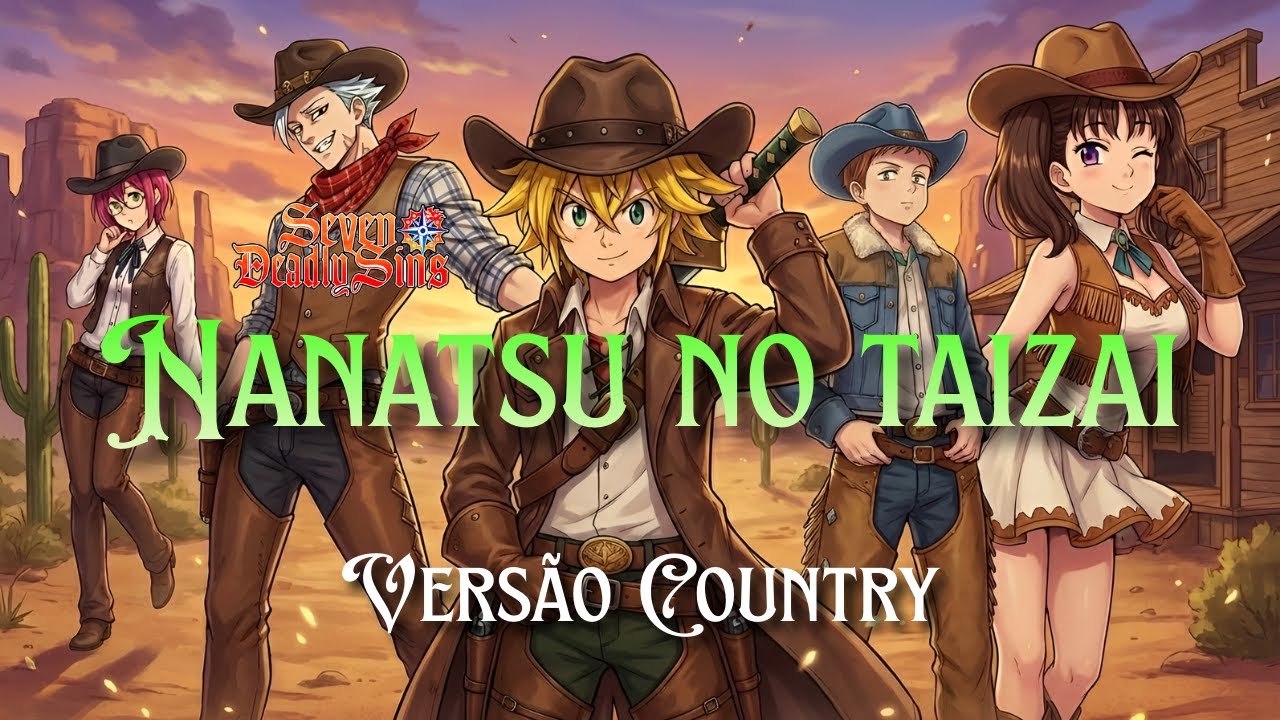 NANATSU NO TAIZAI 🤠 Versão Country ( Tradicional + Acústico )🐎