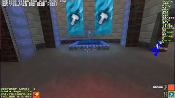 Laser Hook Juke on Instant Blues map by Underlord Quake 2 CTF RailwarZ Aug 5 2019