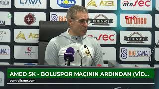 Amed Sk - Boluspor Maçının Ardından