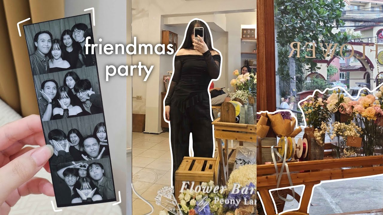 2025 friendmas party 🎄 exchange gifts, strolling BGC, KTV bar etc