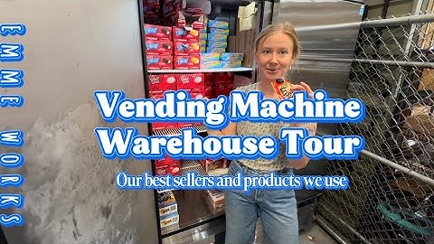 Small Vending Machine Business Warehouse Tour