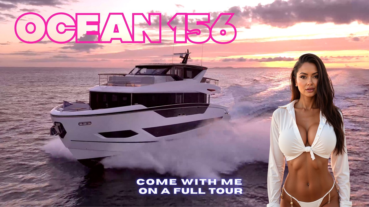 ⁣Sunseeker Ocean 156 Superyacht Tour: $8.5 Million of Pure Luxury