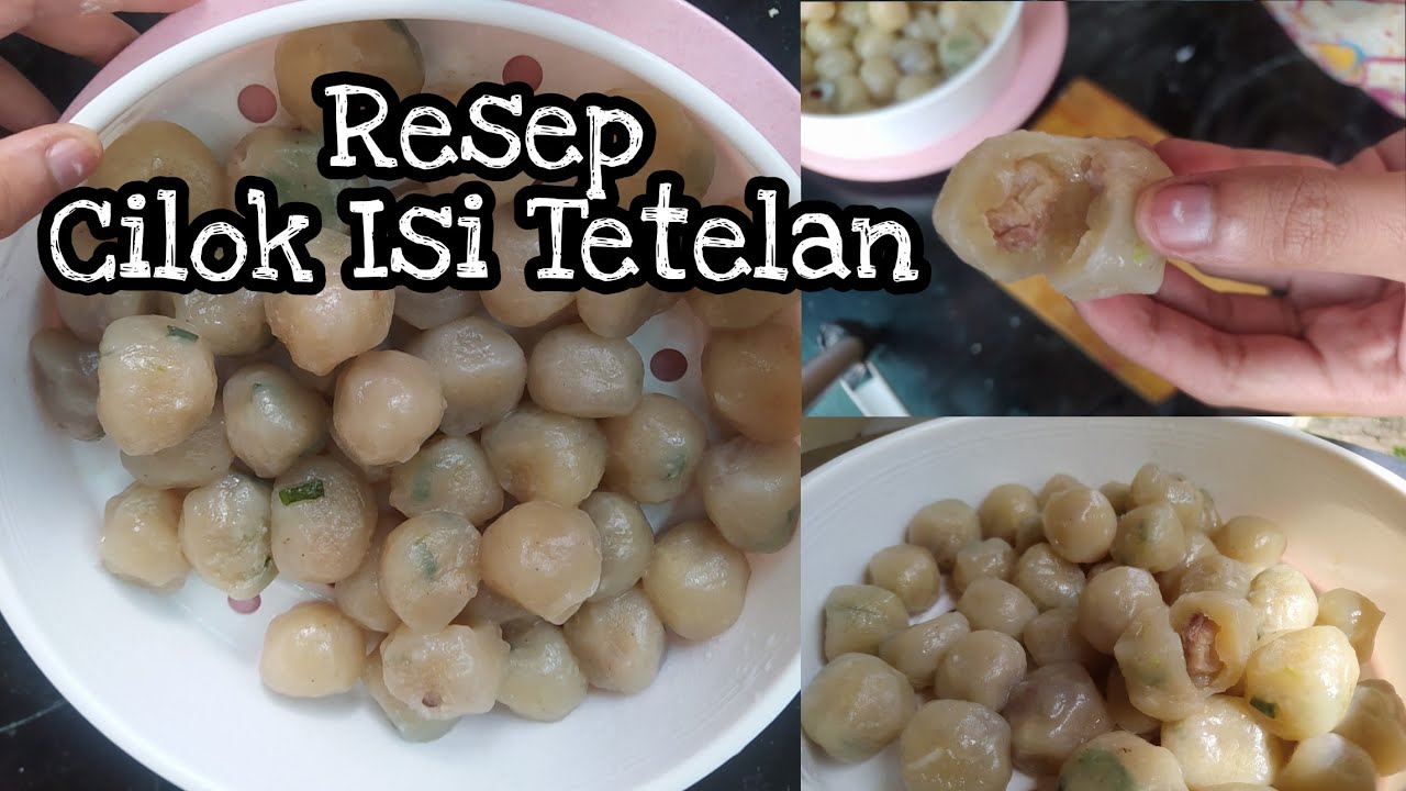 Resep Cilok Isi Tetelan Youtube
