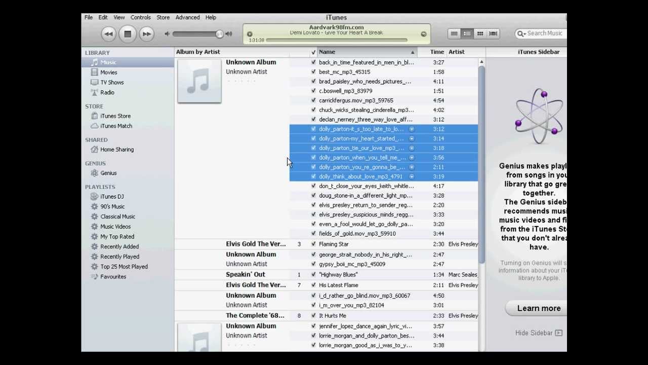 how to make new itunes library